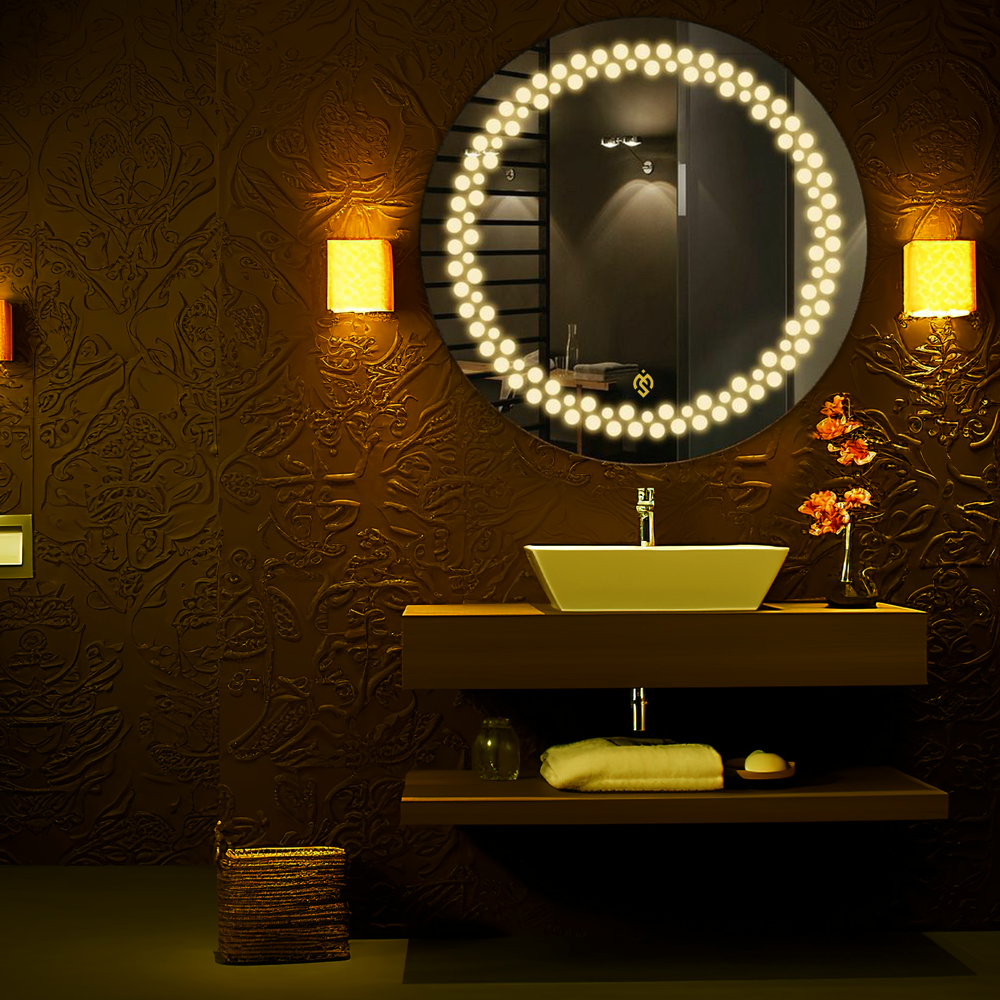 Frontlit LED Vivid Round Mirrors