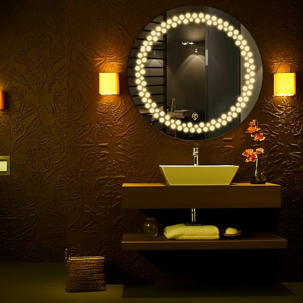 Frontlit LED Vivid Round Mirrors