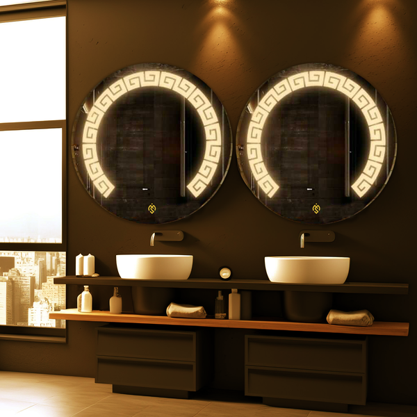 Frontlit Vivid Round LED Mirror