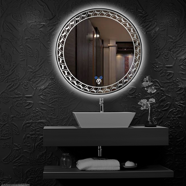 Frontlit LED Vivid Round Mirrors