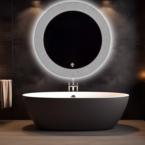 Backlit LED Vivid Round Mirrors