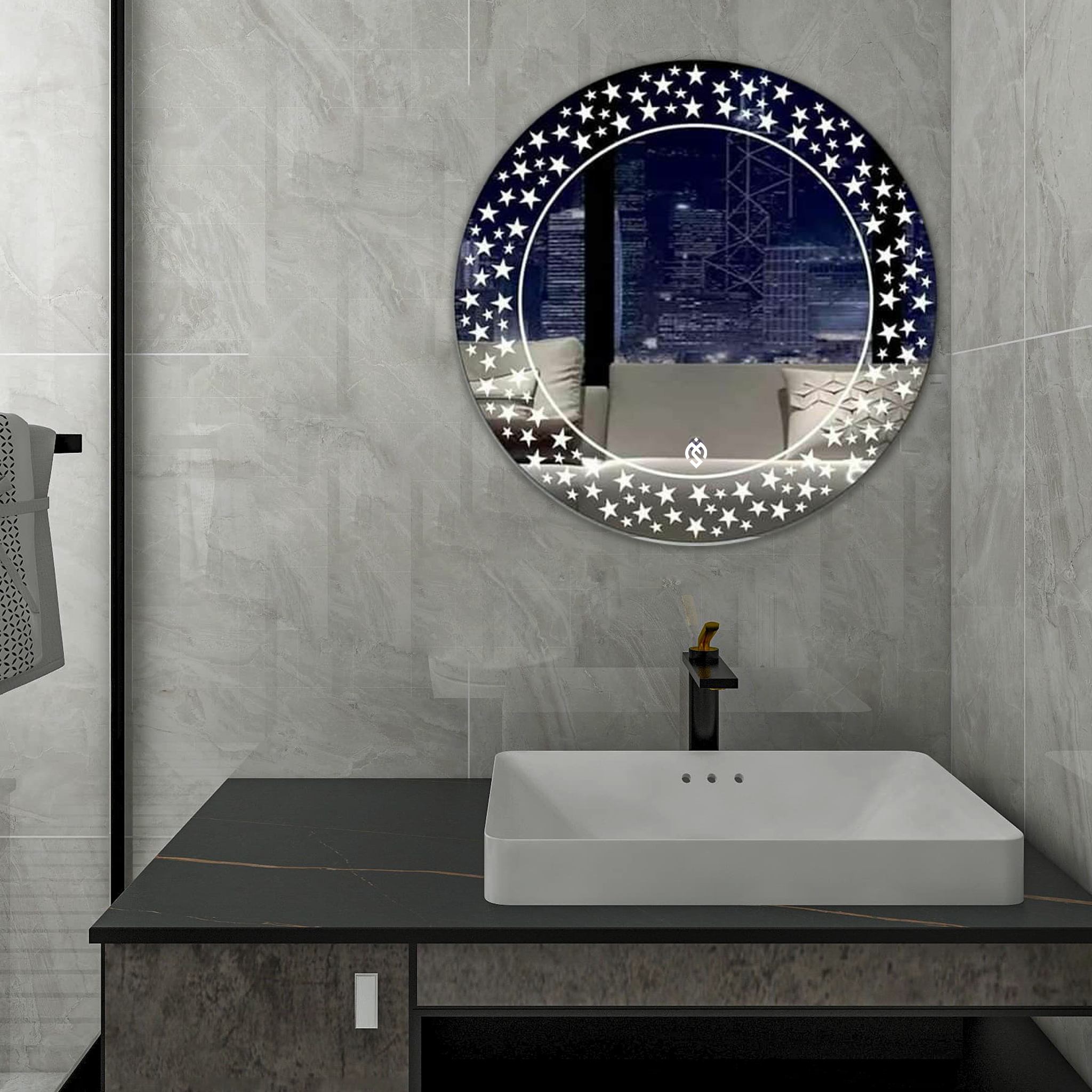 Frontlit LED Vivid Round Mirrors