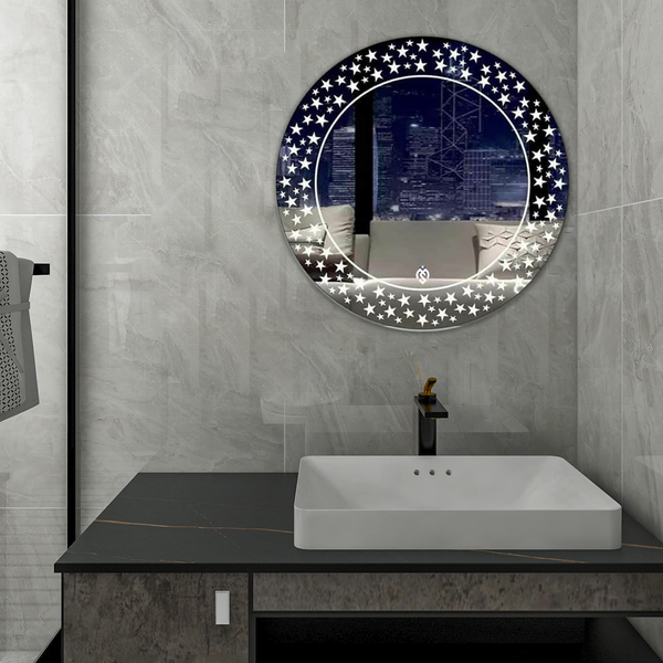 Frontlit LED Vivid Round Mirrors