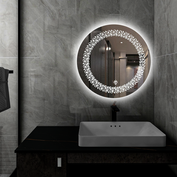 Backlit LED Vivid Round Mirrors