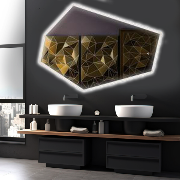Backlit LED Custom Glimpse Mirror