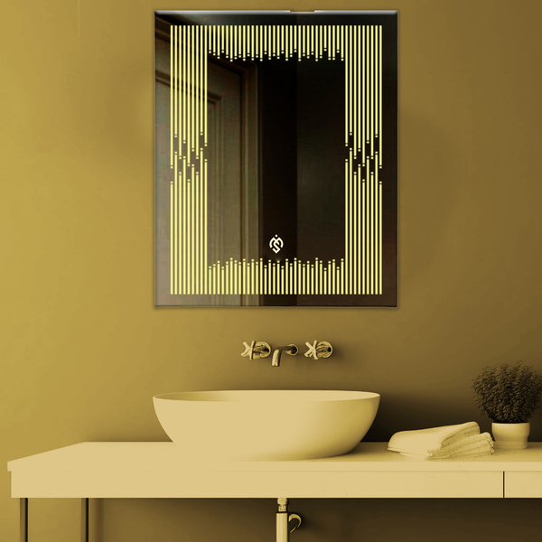 Frontlit LED Sqaure Reflection Mirrors
