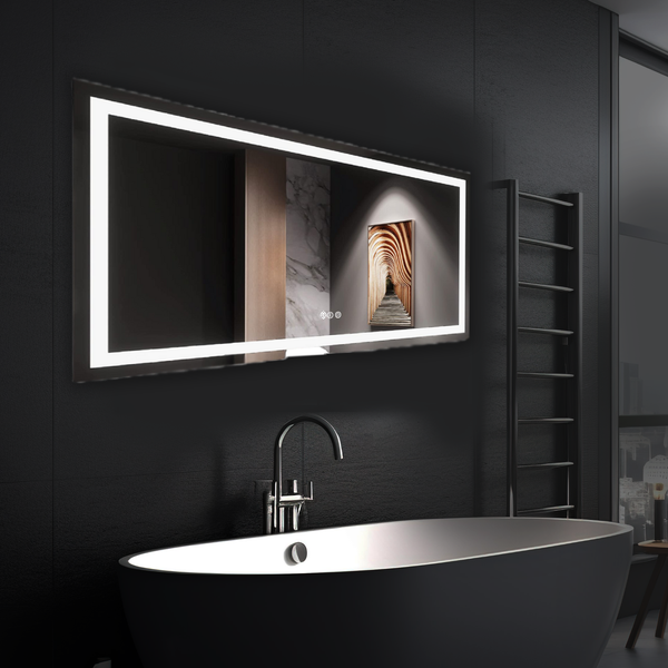 Frontlit LED Vista Rectangular Mirrors