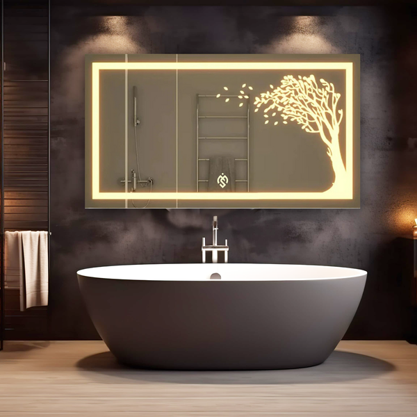 Frontlit LED Vista Rectangular Mirrors