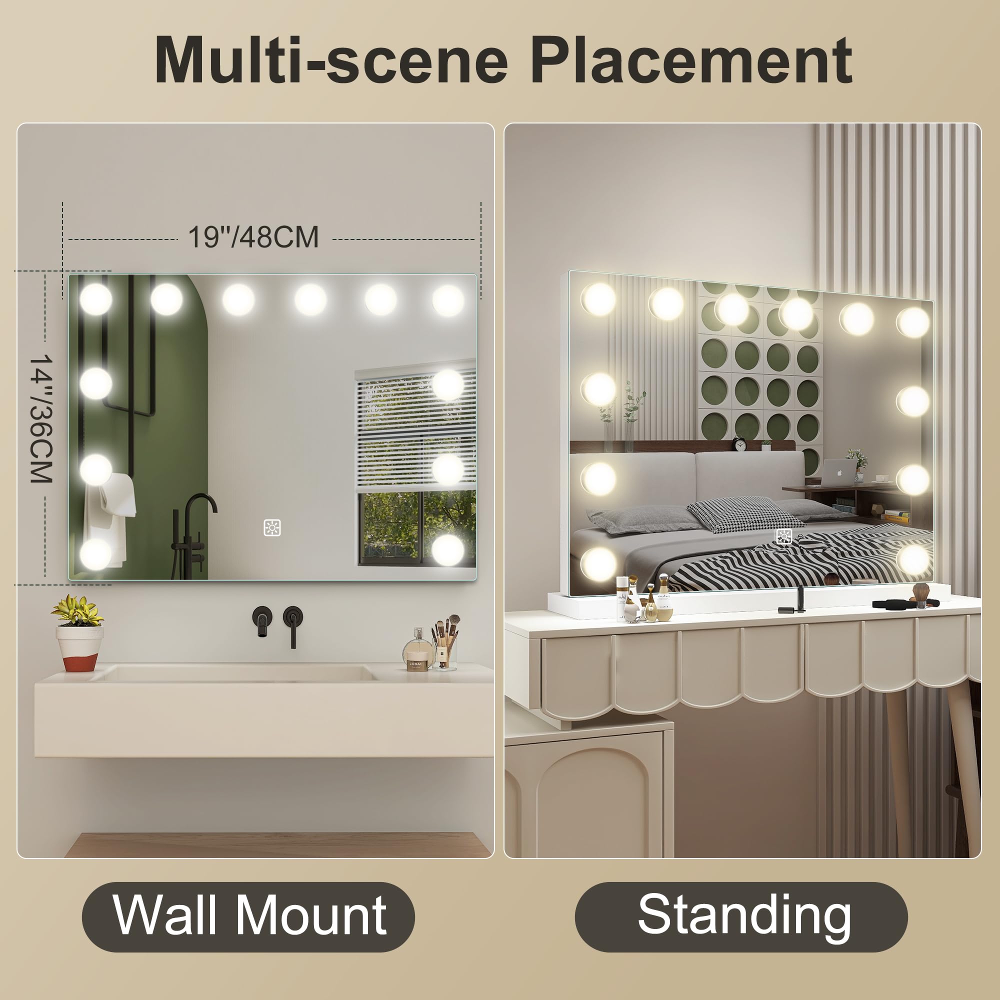 Hollywood LED Mirror